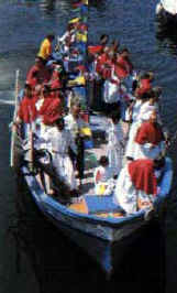 la processione in barca